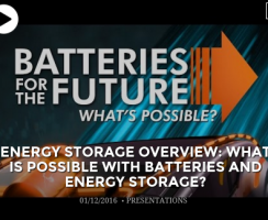 Energy Storage Overview: What is Possible With Batteries and Energy Storage?
